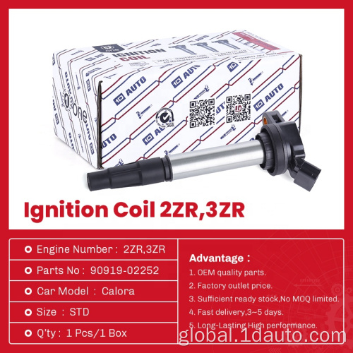 Engine Parts Carola Ignition Coil 2ZR 3ZR High Performance Ignition Coil For Carola 2ZR 90919-02258 Manufactory